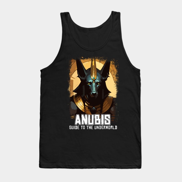 Anubis Ancient Egyptian God of Death Tank Top by Naumovski